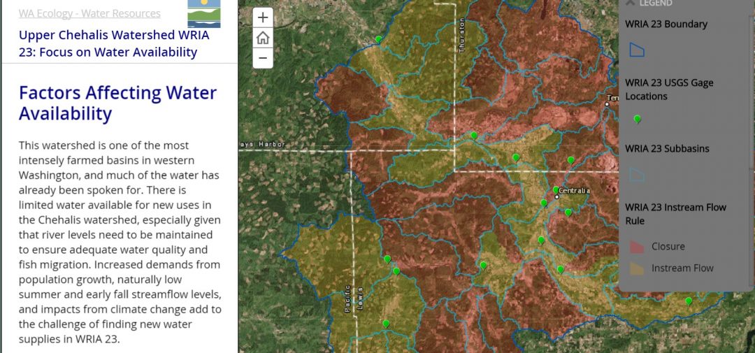 Water Quantity CHEHALIS BASIN PARTNERSHIP
